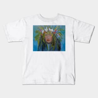 Hawaiian Hula Dancer Kids T-Shirt